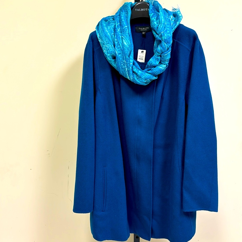 Plus size Talbots unlined, lightweight coat